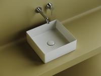 Раковина накладная квадратная  Ceramica Nova Element CN6068 фарфор цвет белый