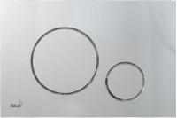 Кнопка смыва механическая AlcaPlast Thin 6 M672 цвет матовый хром