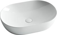 Раковина накладная овальная Ceramica Nova Element CN5009 фарфор цвет белый