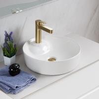 Раковина накладная круглая BelBagno  BB1306 фаянс цвет белый
