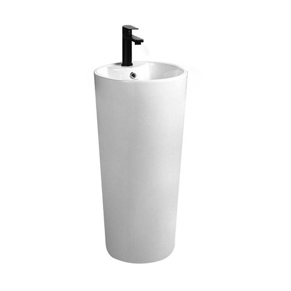 Раковина напольная круглая Vincea  VBS-2P201 фарфор цвет белый