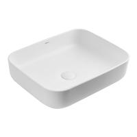Раковина  прямоугольная Abber Rechteck AC2202MW фаянс цвет белый матовый