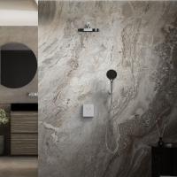 Душевая система со смесителем Vincea  VSFW-3I21T2CH монтаж встраиваемая в стену с термостатом хром