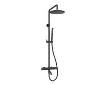 Душевая система со смесителем Wasserkraft  A288.077.217.BM Thermo монтаж настенная с термостатом черный