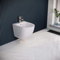 Биде подвесной RGW  65430280-01 фаянс, цвет белый