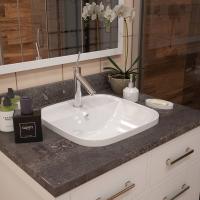 Раковина Maretti Florenza FL13NS37-844 встраиваемая сверху цвет белый