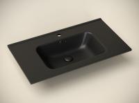 Раковина мебельная прямоугольная Ceramica Nova Element CN7005MB фарфор цвет черный матовый