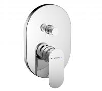 Смеситель для душа Bravat Gina PB865104CP-2-ENG встраиваемый в стену 
без термостата хром