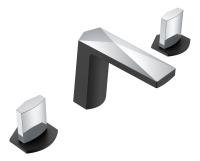 Смеситель для раковины Boheme Venturo 150-BCR-ICE черный/хром