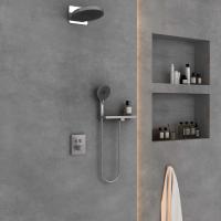 Душевая система со смесителем Vincea  VSFW-3I21T1RCH монтаж встраиваемая в стену с термостатом хром