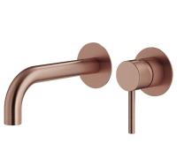 Смеситель для раковины Plumberia Selection IXO KITXO1135RS210 брашированная медь