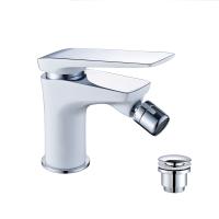 Смеситель для биде Lemark Allegro LM5908CW латунь хром/белый