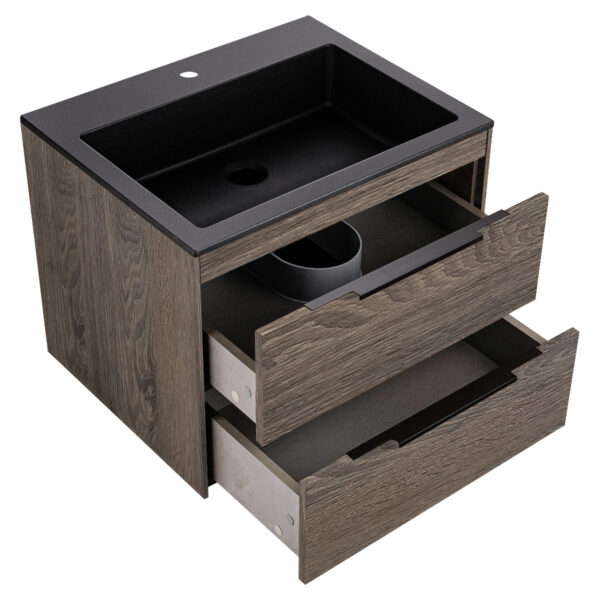 Тумба  подвесная Vincea Chiara 2D VMC-2C2600RO 60 см  2 ящика цвет R.Oak 