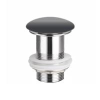 Донный клапан без перелива Ceramica Nova CN2000MDH латунь/керамика темно-серый матовый