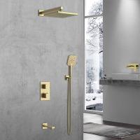 Душевая система со смесителем Vincea Next VSFW-1N3TGM монтаж встраиваемая в стену с термостатом вороненая сталь