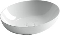 Раковина накладная овальная Ceramica Nova Element CN6017 фарфор цвет белый