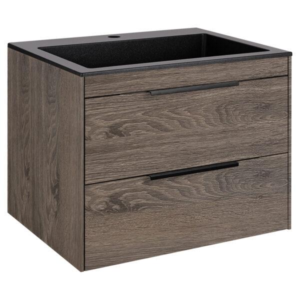 Тумба  подвесная Vincea Chiara 2D VMC-2C2600RO 60 см  2 ящика цвет R.Oak 