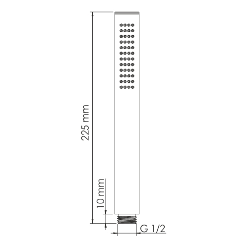Излив для ванны Wasserkraft Spree A274 никель 