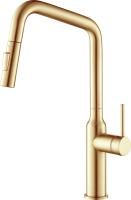 Смеситель для кухни Timo Saona 2386/17FL без подключения к фильтру матовое золото