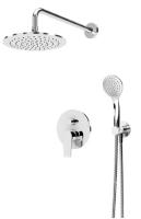Душевая система со смесителем Cezares Nautic NAUTIC-DSIP-01 монтаж встраиваемая  в стену без термостата хром