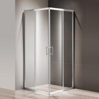Душевой угол Cezares Momento MOMENTO-A-2-90-C-Cr квадратная   стекла , профиль 