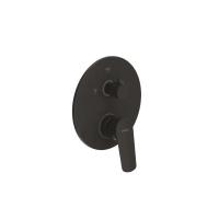 Смеситель для душа Bravat Rhein PB8429564BW-3-ENG встраиваемый в стену 
без термостата черный