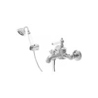 Смеситель для ванны или душа Bravat Art F675109C-B настенный 
без термостата хром