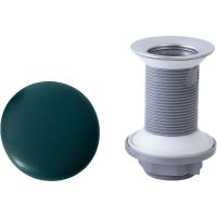 Донный клапан без перелива Allen Brau Fantasy 5.11001.PT пластик/керамика зеленый матовый