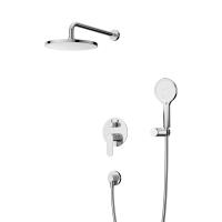 Душевая система со смесителем Cezares Stylus STYLUS-DSET-01 монтаж встраиваемая в стену без термостата хром