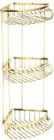 Полка для принадлежностей Boheme Imperiale 10428 настенная Gold