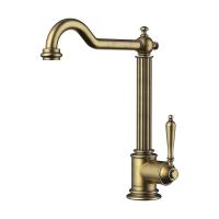 Смеситель для кухни Omoikiri Toshima 4994324 с подключением к фильтру античная латунь