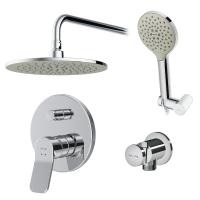 Душевая система со смесителем Am.Pm X-Joy FB85A1RH10 монтаж встраиваемая в стену без термостата хром