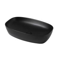 Раковина  прямоугольная Abber Rechteck AC2206MB керамика цвет черный матовый