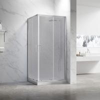 Душевой угол раздвижной Veconi Rovigo RV27CH-11090-02-C8 прямоугольный 110x90 стекла шиншилла, профиль хром