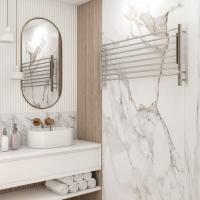 Полотенцесушитель электрический Terminus Горизонт П8  120x60 4670078543332 хром