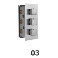 Смеситель для душа RGW Shower Panels 21140541-31 встраиваемый в стену 
с термостатом хром