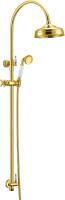 Душевая система без смесителя Boheme Imperiale 402 монтаж настенная  золото