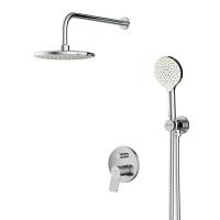 Душевая система со смесителем Am.Pm X-Joy FP85A1RH20 монтаж встраиваемая в стену без термостата хром