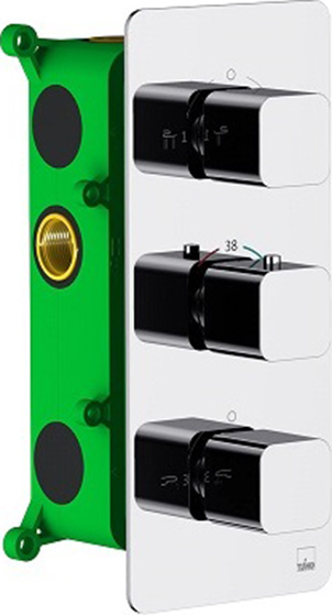 Душевая система со смесителем Timo Petruma SX-5049/00SM монтаж встраиваемая в стену с термостатом хром