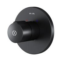 Смеситель для душа на 1 выход Am.Pm X-Joy F85A65722 встраиваемый в стену 
без термостата черный матовый