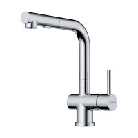 Смеситель для кухни Omoikiri Koriyama 4991006 без подключения к фильтру нержавеющая сталь