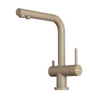 Смеситель для кухни Omoikiri Nagano-P 4974217 с подключением к фильтру карамель