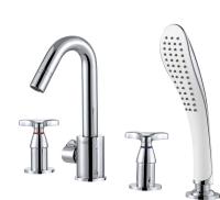 Смеситель для ванны D&K Hessen DA1384941 на борт ванны 
без термостата хром