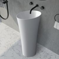 Раковина  круглая Abber STEIN AS2509-H искусственный камень цвет белый матовый