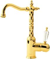 Смеситель для раковины Boheme Imperiale Presente 322 золото