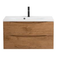 Тумба под раковину подвесная BelBagno Marino MARINO-900-2C-SO-RN-P 90 см  2 ящика цвет Rovere Nature 