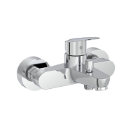 Смеситель для ванны VitrA Flow Round A43057EXP настенный 
без термостата хром