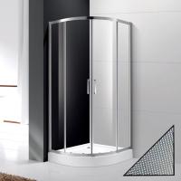 Душевой угол Cezares Molveno MOLVENO-R-2-90-P-Cr четверть круга  стекла , профиль 