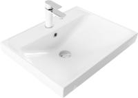 Раковина мебельная квадратная  Aquanet Flash 00333266 керамика цвет белый