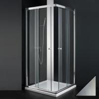 Душевой угол Cezares Anima ANIMA-W-A-2-90-P-Cr квадратный 90x90 стекла матовые, профиль хром